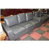 Image 1 : NEW GREY LEATHERETTE SOFA W LOVE SEAT
