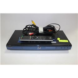 SONY BLU-RAY PLAYER, WITH REMOTE