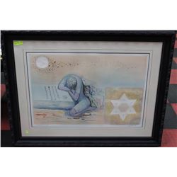 LUIS SOPENA  ARTWORK, 3'x5' OIL ON PAPER