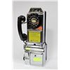 Image 1 : VINTAGE CHROME COIN OPERATED PAYPHONE