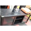 Image 1 : BLACK TV STAND/SIDEBOARD