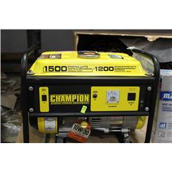 1500 CHAMPION GAS GENERATOR