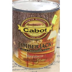 CASE OF TIMBER JACK 3.785 LITRE PAILS OF