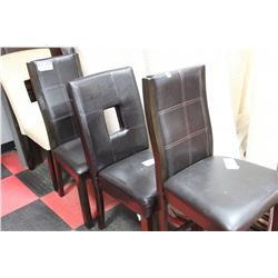 4 VARIOUS SHOWHOME CHAIRS AND BARSTOOL