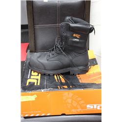 STC SAFETY BOOTS, NEW, SIZE 10