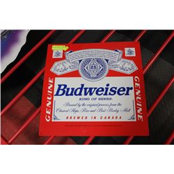 BEER SIGN ON CHOICE : BUDWEISER