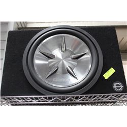 CLARION 800 WATT AMP WITH 15" SUBWOOFER