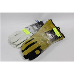 PACK OF 2 WELDING GLOVES X 2