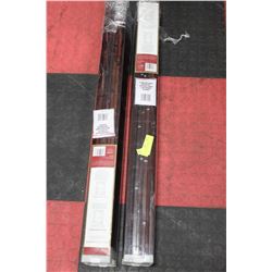 2 NATURAL WOVEN SHADES