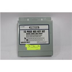 PROTO 15 PIECE HEX KEY SET