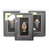 Image 1 : 3 TRIBAL MASK FRAMED DISPLAY