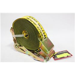 NEW 3300LB 2" X 30' HEAVY DUTY RATCHET STRAP