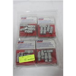 BAG OF LINCOLN HYDRAULIC COUPLERS