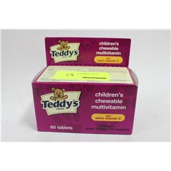 BOTTLE OF 60 CHILDRENS CHEWABLE MULTI VITAMIN