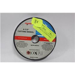 PK OF 10 4 1/2" ANGLE GRINDER WHEELS