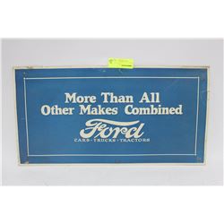1940'S FORD ADVERTISING SIGN