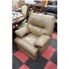 Image 1 : BROWN LEATHER ELECTRIC RECLINING SOFA CHAIR