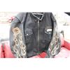 Image 1 : HARLEY DAVIDSON SIZE 5XL LEATHER/JEAN JACKET