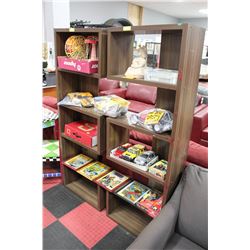 SHOWHOME PAIR OF DESIGNER SHELVES