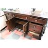 Image 2 : SHOWHOME 9 DRAWER 2 DOOR DRESSER/SIDEBOARD