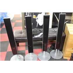 SET OF 4 SONY HOME THEATER SPEAKERS