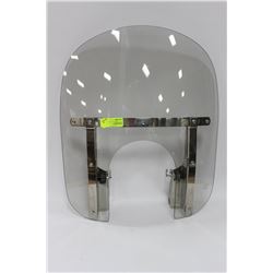 CLIP ON MOTORCYCLE WINDSHEILD