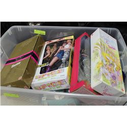 TUB OF ASSORTED COLLECTIBLE BARBIES