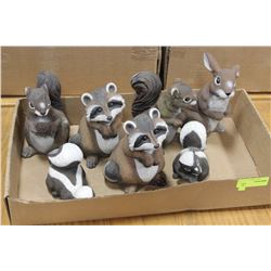 FLAT OF GARDEN ANIMALS