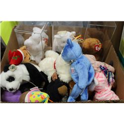 BOX FULL OF TY COLLECTIBLES