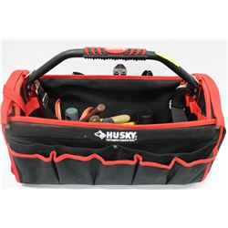 HUSKY TOOL BAG W CONTENTS