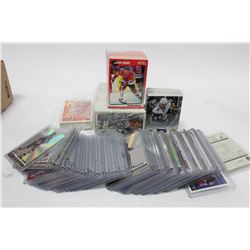 LONG BOX FULL OF VARIOUS HOCKEY CARDS