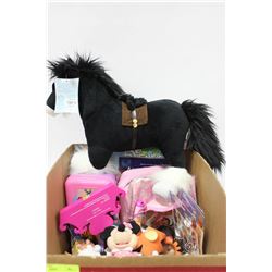 BOX OF NEW WALT DISNEY TOYS & COLLECTIBLES