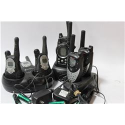 BOX OF 2 WAY RADIOS