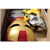 Image 1 : FLAT W/ IRON MAN TRANSFORMERS & 2 SPIDERMAN MASKS