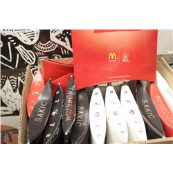 BOX OF ASSORTED MINI HOCKEY JERSEYS