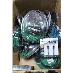BOX OF S-VIDEO CABLES