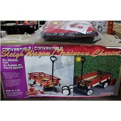 CONVERTIBLE SLEIGH WAGON IN BOX W/
