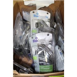 BOX OF PREMIUM CABLES INC. PS-2, FIREWIRE ECT