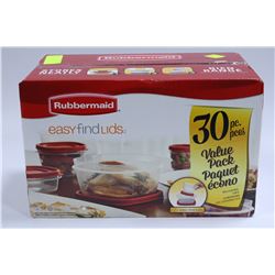 RUBBERMAID 30 PIECE CONTAINER SET