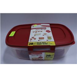 28 PIECE RUBBERMAID CONTAINER SET