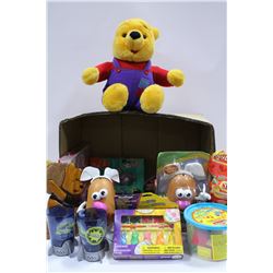 BOX OF NEW CHILDREN'S TOYS INCLUDING