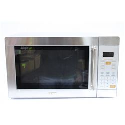SANYO LIFESTYLE STAINLESS STEEL MICROWAVE