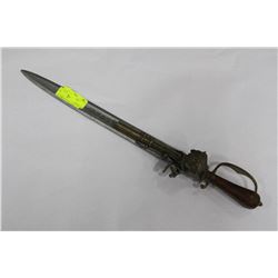 DECORATIVE GUN SWORD