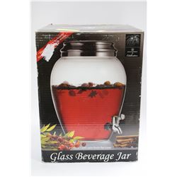 GLASS 3  GALLON SS BEVERAGE JAR