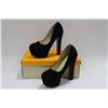Image 1 : NEW "THBOXES" LADIES BLACK SHOES - SIZE 6.5