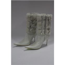 SIZE 9 SYNTHETIC FUR BOOTS