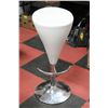 Image 1 : WHITE DESIGNER HYDRAULIC LIFT BAR STOOL