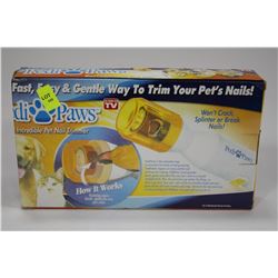 NEW PEDI PAWS ELECTRIC DOG NAIL TRIMMER