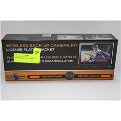 WIRELESS BACK UP CAMERA