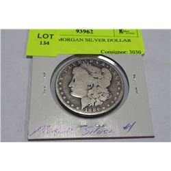 1886  'O' MORGAN SILVER DOLLAR
